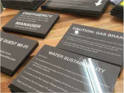 Indoor Signage example 10