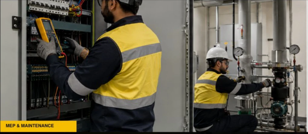 MEP & Maintenance Works service illustration