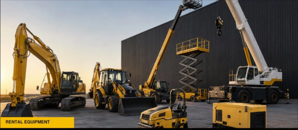 Rental Equipment service illustration